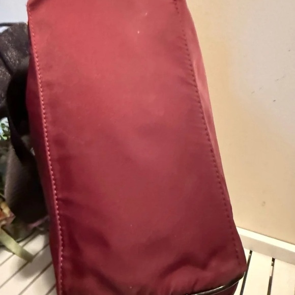 Karl Lagerfeld Paris Black Nylon Bow Backpack EUC - Picture 8 of 9